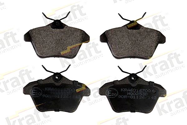 Diskinių stabdžių trinkelių rinkinys KRAFT AUTOMOTIVE 6016700