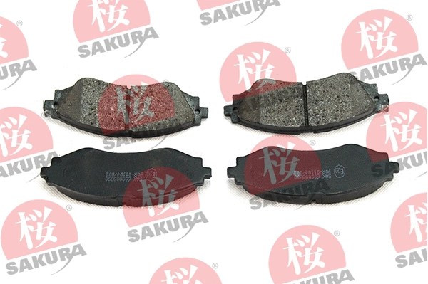 Diskinių stabdžių trinkelių rinkinys SAKURA 600-00-8390