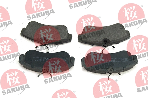 Diskinių stabdžių trinkelių rinkinys SAKURA 600-10-4100