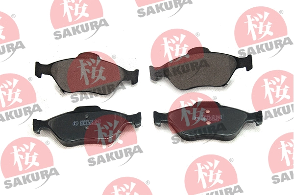 Diskinių stabdžių trinkelių rinkinys SAKURA 600-20-3961