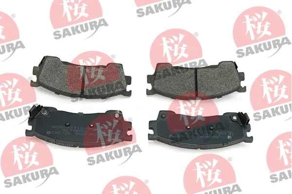 Diskinių stabdžių trinkelių rinkinys SAKURA 600-30-3580