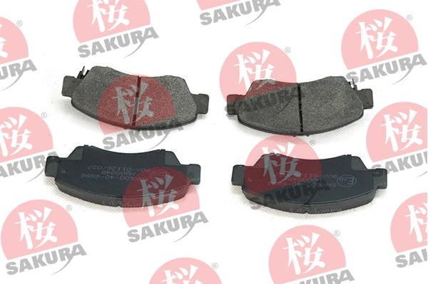 Diskinių stabdžių trinkelių rinkinys SAKURA 600-40-6696