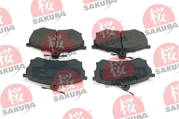 Diskinių stabdžių trinkelių rinkinys SAKURA 600-50-4300