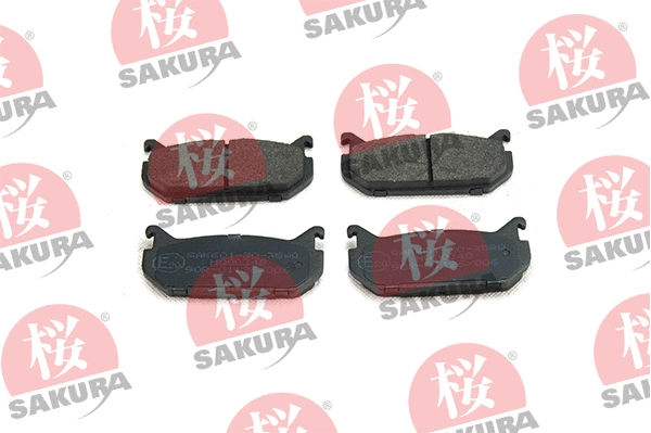 Diskinių stabdžių trinkelių rinkinys SAKURA 601-30-3580