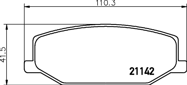 Diskinių stabdžių trinkelių rinkinys HELLA PAGID 8DB 355 006-161