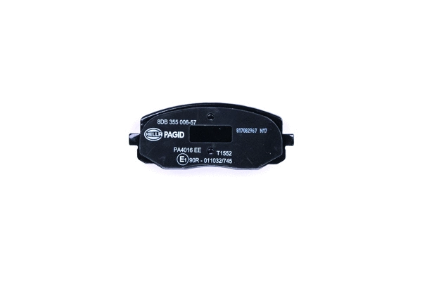Diskinių stabdžių trinkelių rinkinys HELLA PAGID 8DB 355 006-571