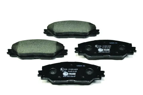 Diskinių stabdžių trinkelių rinkinys HELLA PAGID 8DB 355 006-871