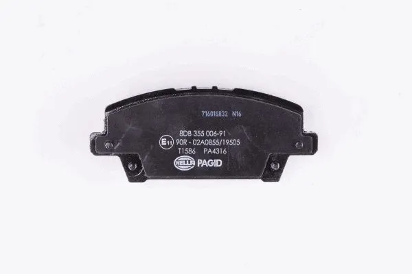 Diskinių stabdžių trinkelių rinkinys HELLA PAGID 8DB 355 006-911
