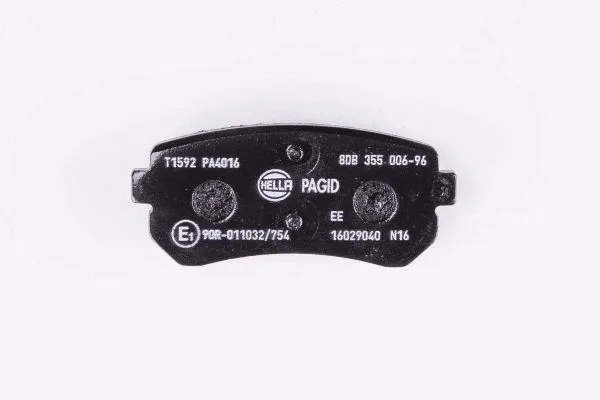 Diskinių stabdžių trinkelių rinkinys HELLA PAGID 8DB 355 006-961