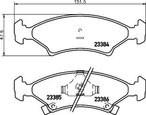 Diskinių stabdžių trinkelių rinkinys HELLA PAGID 8DB 355 008-241