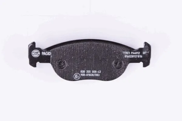 Diskinių stabdžių trinkelių rinkinys HELLA PAGID 8DB 355 008-431