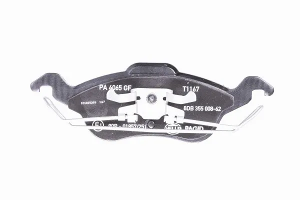 Diskinių stabdžių trinkelių rinkinys HELLA PAGID 8DB 355 008-621