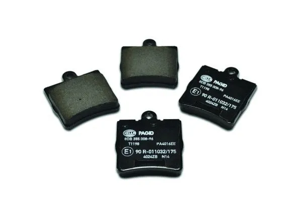 Diskinių stabdžių trinkelių rinkinys HELLA PAGID 8DB 355 008-961