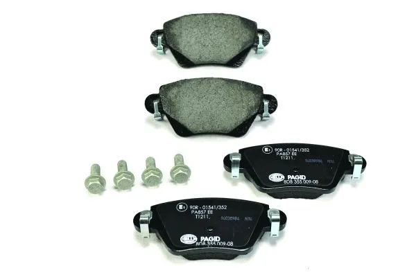 Diskinių stabdžių trinkelių rinkinys HELLA PAGID 8DB 355 009-081