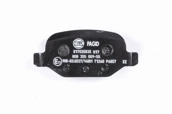 Diskinių stabdžių trinkelių rinkinys HELLA PAGID 8DB 355 009-551