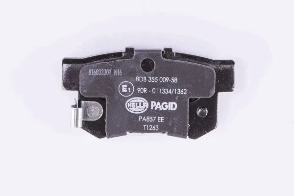 Diskinių stabdžių trinkelių rinkinys HELLA PAGID 8DB 355 009-581