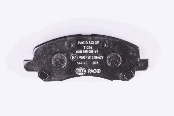 Diskinių stabdžių trinkelių rinkinys HELLA PAGID 8DB 355 009-671