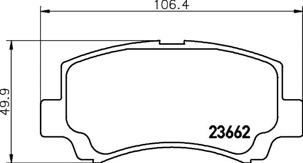 Diskinių stabdžių trinkelių rinkinys HELLA PAGID 8DB 355 009-681