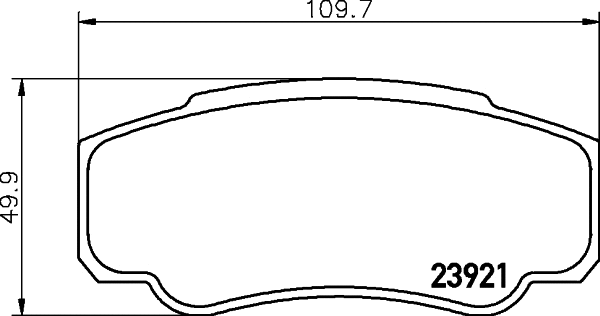 Diskinių stabdžių trinkelių rinkinys HELLA PAGID 8DB 355 010-411