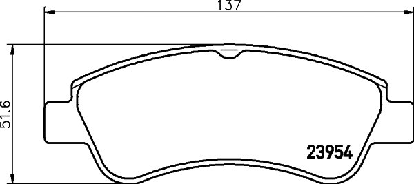 Diskinių stabdžių trinkelių rinkinys HELLA PAGID 8DB 355 011-071