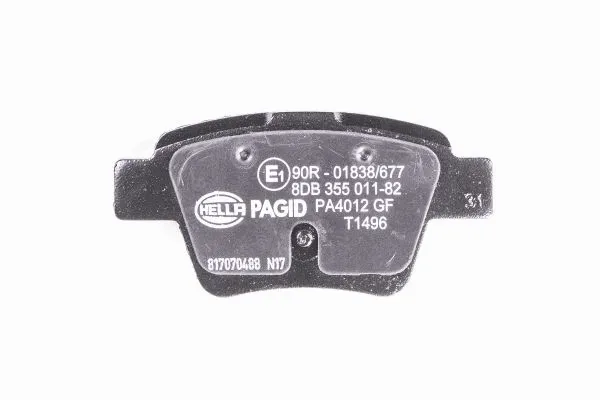 Diskinių stabdžių trinkelių rinkinys HELLA PAGID 8DB 355 011-821