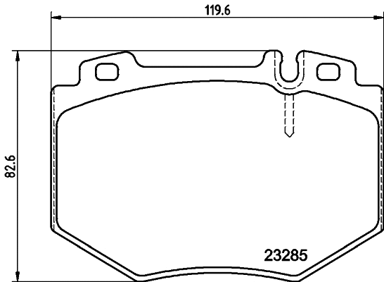 Diskinių stabdžių trinkelių rinkinys HELLA PAGID 8DB 355 011-831