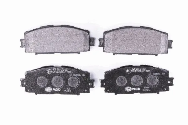 Diskinių stabdžių trinkelių rinkinys HELLA PAGID 8DB 355 012-361
