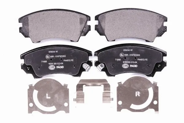Diskinių stabdžių trinkelių rinkinys HELLA PAGID 8DB 355 013-041
