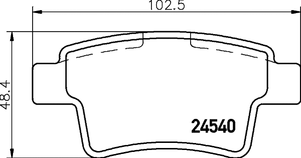 Diskinių stabdžių trinkelių rinkinys HELLA PAGID 8DB 355 013-361