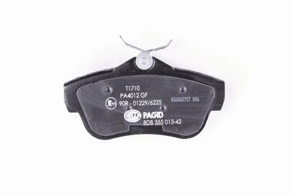 Diskinių stabdžių trinkelių rinkinys HELLA PAGID 8DB 355 013-421