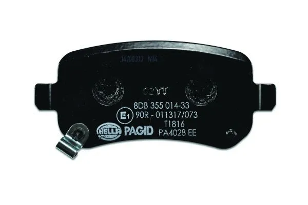 Diskinių stabdžių trinkelių rinkinys HELLA PAGID 8DB 355 014-331