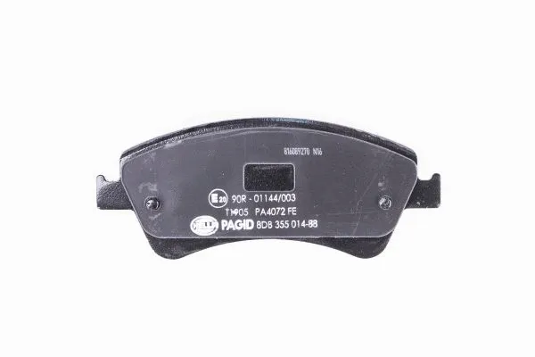 Diskinių stabdžių trinkelių rinkinys HELLA PAGID 8DB 355 014-881