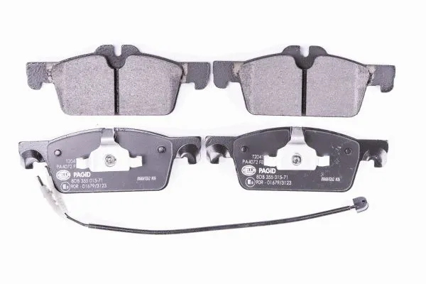 Diskinių stabdžių trinkelių rinkinys HELLA PAGID 8DB 355 015-711