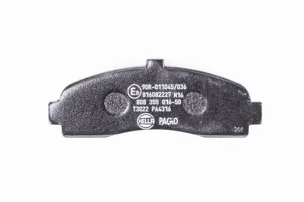 Diskinių stabdžių trinkelių rinkinys HELLA PAGID 8DB 355 016-501