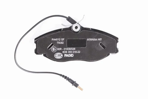 Diskinių stabdžių trinkelių rinkinys HELLA PAGID 8DB 355 018-221