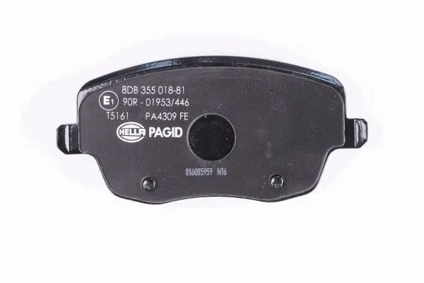 Diskinių stabdžių trinkelių rinkinys HELLA PAGID 8DB 355 018-811