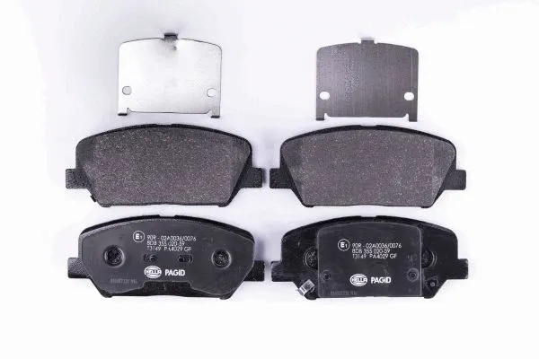 Diskinių stabdžių trinkelių rinkinys HELLA PAGID 8DB 355 020-591