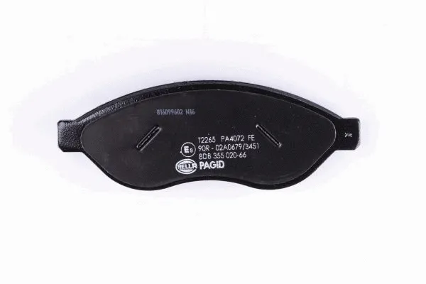 Diskinių stabdžių trinkelių rinkinys HELLA PAGID 8DB 355 020-661