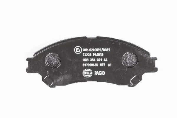 Diskinių stabdžių trinkelių rinkinys HELLA PAGID 8DB 355 021-461