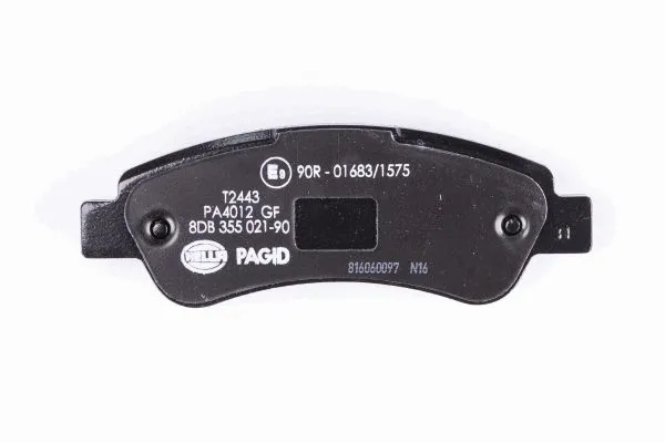 Diskinių stabdžių trinkelių rinkinys HELLA PAGID 8DB 355 021-901