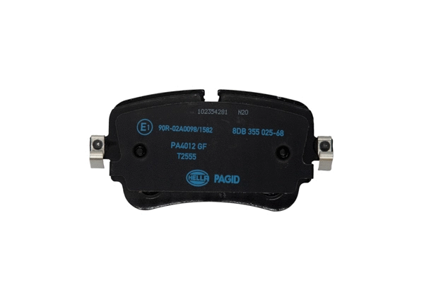Diskinių stabdžių trinkelių rinkinys HELLA PAGID 8DB 355 025-681
