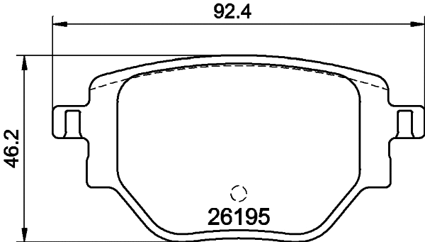 Diskinių stabdžių trinkelių rinkinys HELLA PAGID 8DB 355 040-321