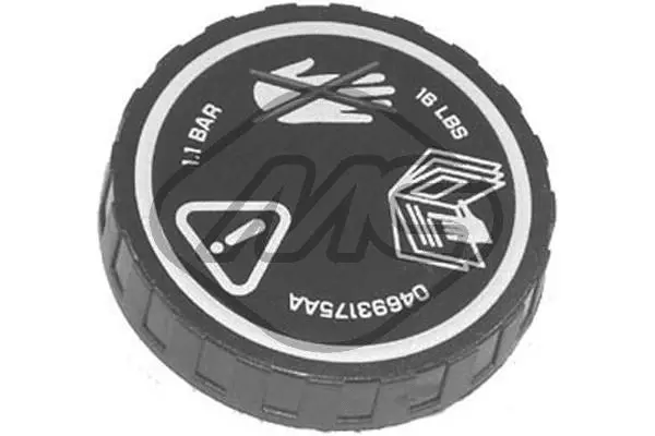 Radiatoriaus dangtelis Metalcaucho 03767