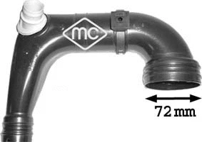 Kompresoriaus padavimo žarna Metalcaucho 03875