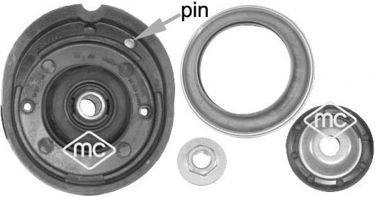 Pakabos statramsčio rem. komplektas Metalcaucho 05876