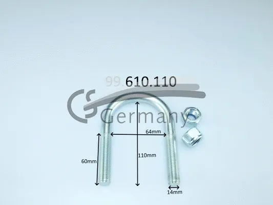 Lingės spaustukas CS Germany 99.610.110