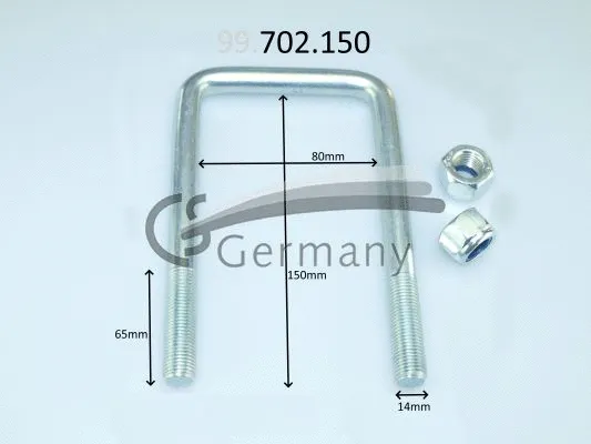 Lingės spaustukas CS Germany 99.702.150
