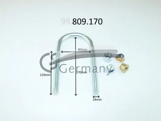 Lingės spaustukas CS Germany 99.809.170