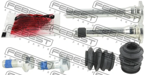 Stabdžių apkabos kreipiantysis varžtas FEBEST 0274-J10F-KIT