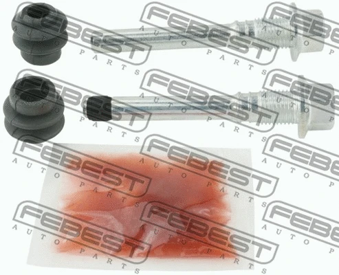 Stabdžių apkabos kreipiančiųjų movų rinkinys FEBEST 0774-JB424R-KIT